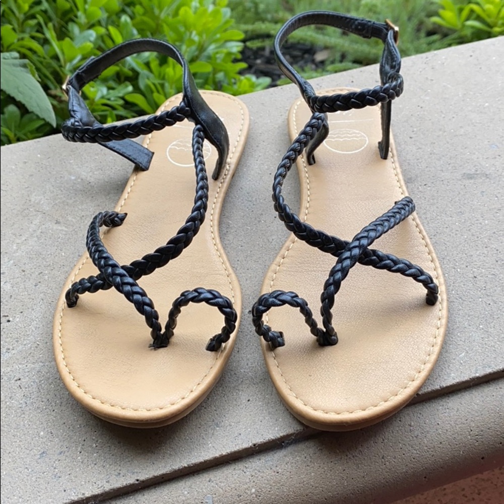 Tilly’s Del Mar Black Sandals